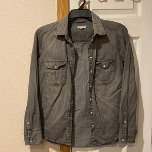 Merona Gray Button-Down Shirt